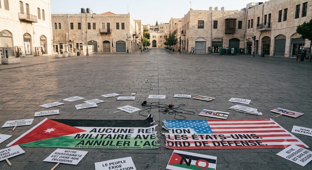 Jordanie : plus de 130 personnalités exigent l’annulation de l’accord militaire avec les États-Unis