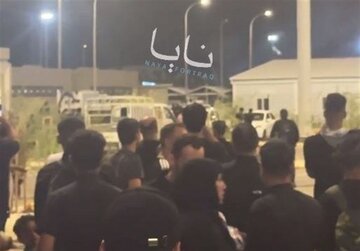 فيديو | أستهداف زوار اربعينية الإمام الحسين (ع) بعدوان امريكي بطائرة مسيرة قادمة من دويلة الكويت