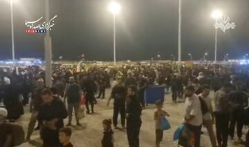 Video| Presensya ng mga Iranian Pilgrim sa Shalamche Border Ilang Oras Bago ang Pag-atake sa Paligid ng Hangganang Ito