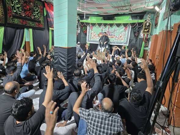 تقرير مصور/ مجلس عزاء في ذكرى شهادة السيدة سكينة بنت الحسين (ع) بالهند