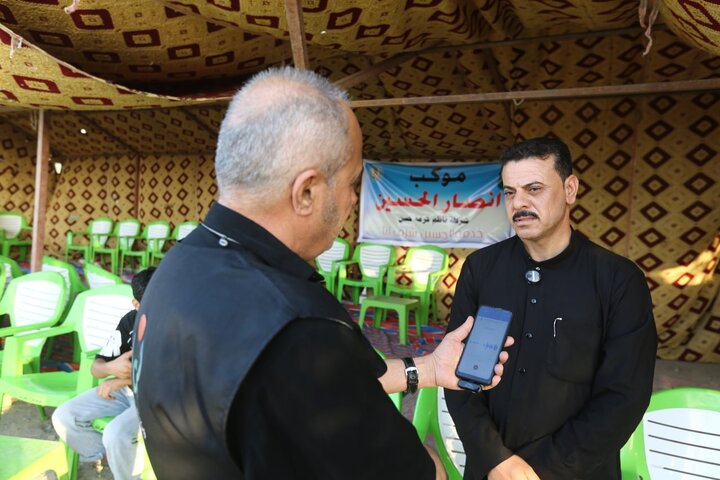 تقرير مصور/ منتسبو الشرطة يخدمون زوار الأربعين في البصرة