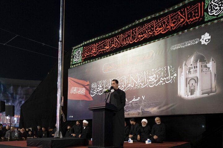 تقرير مصور/ مراسم خاصة بمناسبة استشهاد الإمام الحسن(ع) في حرم أبي الفضل العباس بكربلاء