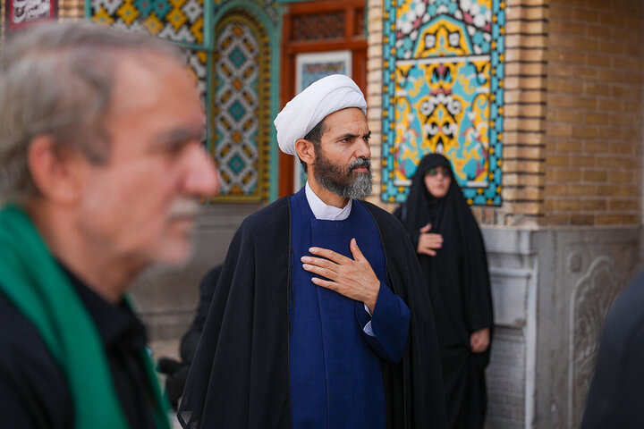 Şîn û matema heyetên olî bi bûyera şehadbûna Îmam Mûçteba (Îmam Hesen) (silav li ser wîbin).