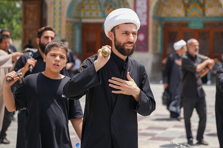 Şîn û matema heyetên olî bi bûyera şehadbûna Îmam Mûçteba (Îmam Hesen) (silav li ser wîbin).