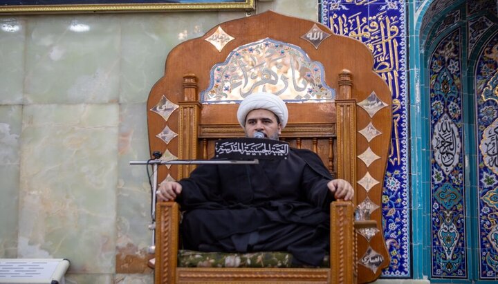 تقرير مصور/ إقامة مجلس عزاء بذكرى استشهاد الإمام الحسن المجتبى (ع) في العتبة الحسينية المقدسة