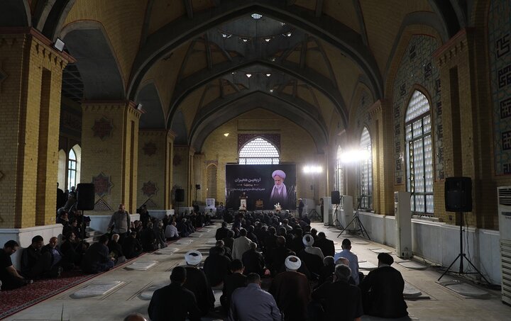 گزارش تصویری/ مراسم چهلمین روز درگذشت امام جماعت مسجد ابوذر