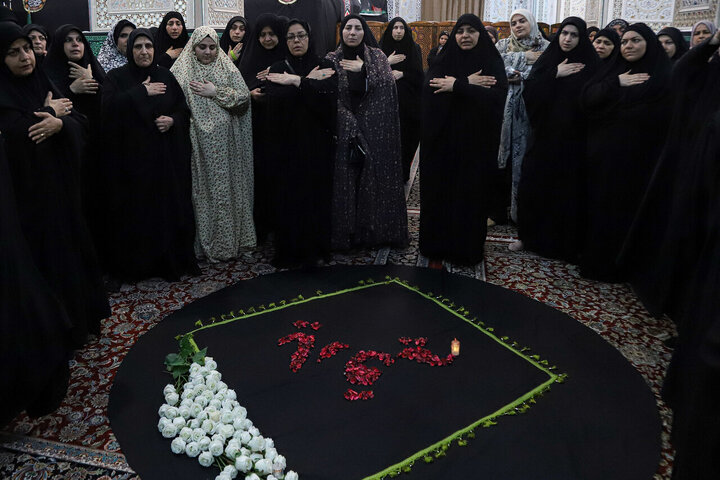 Foto / İmam Rıza’nın Mukaddes Türbesi’nde Arapça Konuşan Kadınların Matem Merasiminden Kareler