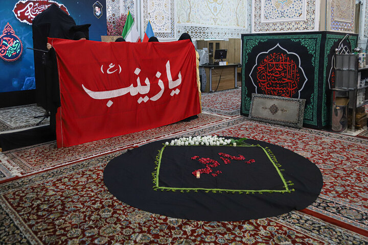 Foto / İmam Rıza’nın Mukaddes Türbesi’nde Arapça Konuşan Kadınların Matem Merasiminden Kareler