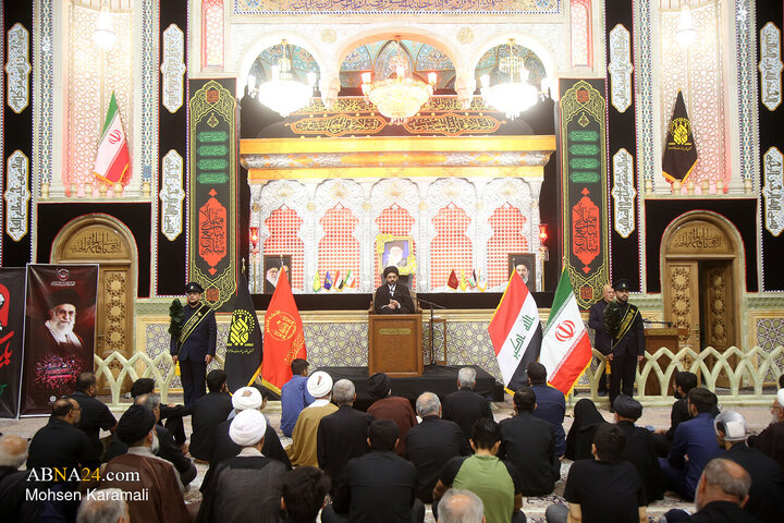 مراسم بزرگداشت رهبر شهید انقلاب از سوی آستان مقدس امام حسین(ع)