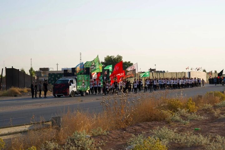 عکس خبری/ آغاز حرکت زائران اربعین از شمال عراق به سمت کربلا