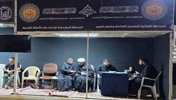 العتبة الحسينية تواصل تقديم خدماتها لزائري الأربعين في ذي قار