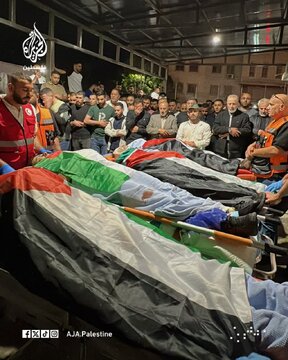 Labarai Cikin Hotuna | Na Jana'izar Gawarwakin Falasdinawa Hudu Daga Gidan Ramzan "Al-Saifi"