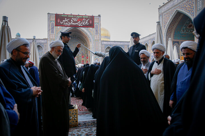 Photos: Farewell Ceremony for Arbaeen Missionaries Held at Razavi Shrine