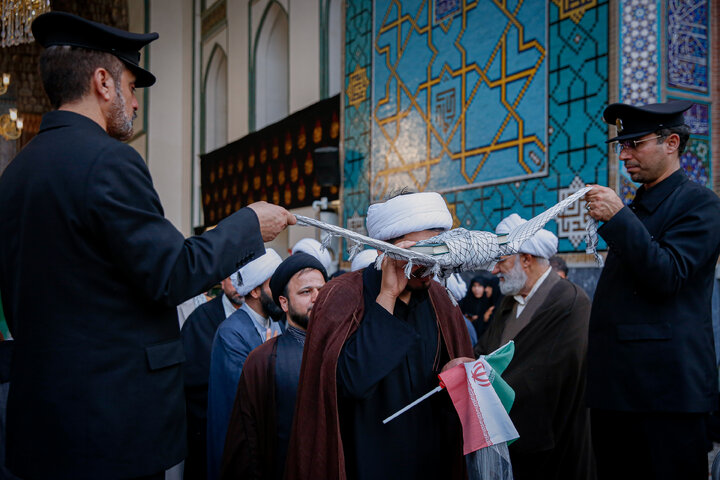 Photos: Farewell Ceremony for Arbaeen Missionaries Held at Razavi Shrine