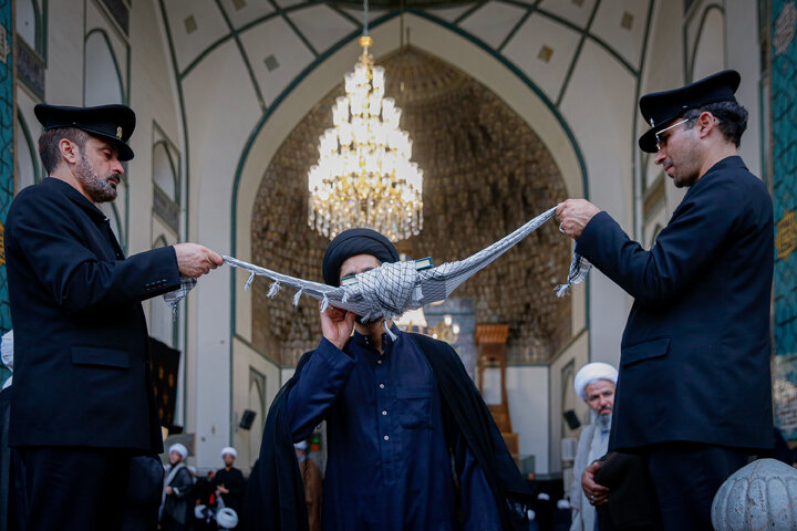 Photos: Farewell Ceremony for Arbaeen Missionaries Held at Razavi Shrine
