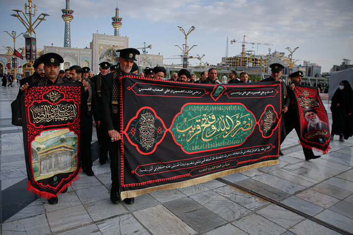 Photos: Farewell Ceremony for Servants of Arbaeen Held at Razavi Shrine