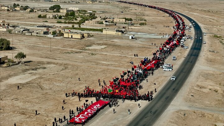 تقرير مصور/ انطلاق موكب شهيد الجمعة الحسيني في احدى مناطق العراق