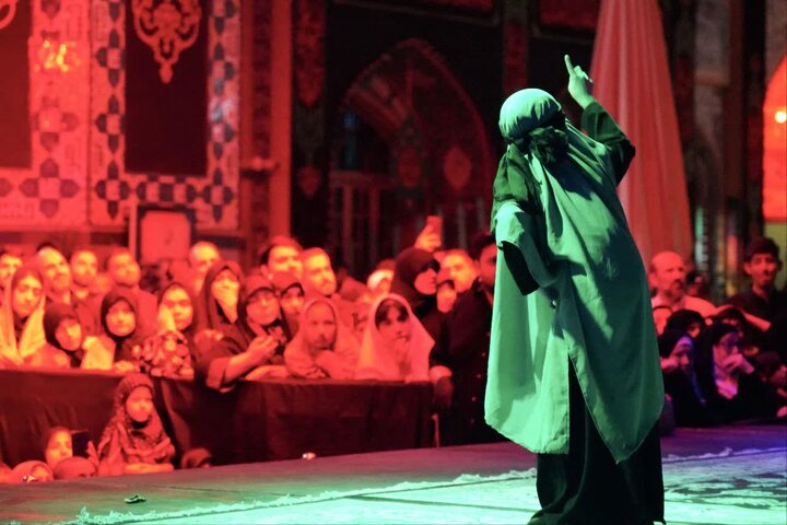 گزارش تصویری/ روضه نمایش واقعه عاشورا در امامزاده صالح(ع)