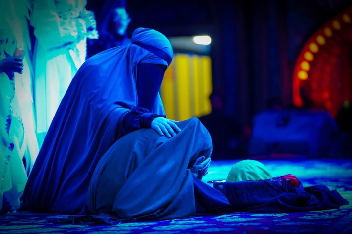 گزارش تصویری/ روضه نمایش واقعه عاشورا در امامزاده صالح(ع)