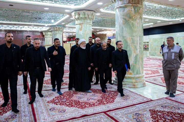 تقرير مصور/ افتتاح جزئي لسرداب الامام الحسين(ع) اسفل الصحن الحسيني من جهة باب القبلة امام زوار الاربعين