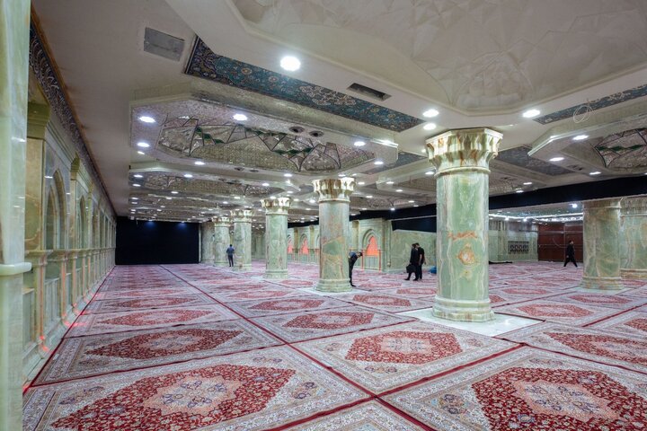 تقرير مصور/ افتتاح جزئي لسرداب الامام الحسين(ع) اسفل الصحن الحسيني من جهة باب القبلة امام زوار الاربعين