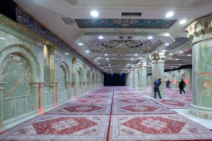 تقرير مصور/ افتتاح جزئي لسرداب الامام الحسين(ع) اسفل الصحن الحسيني من جهة باب القبلة امام زوار الاربعين
