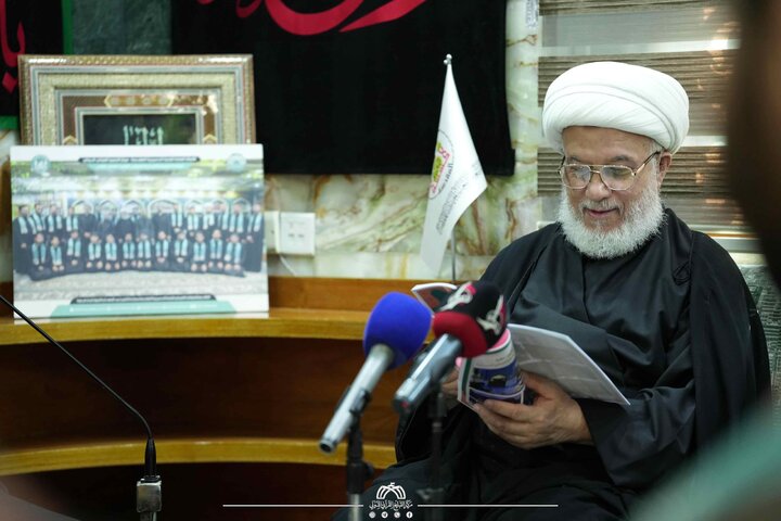 تقرير مصور/ الشيخ الكربلائي يشدد على ضرورة أن يكون الطلبة سفراء للقرآن الكريم في محافظاتهم