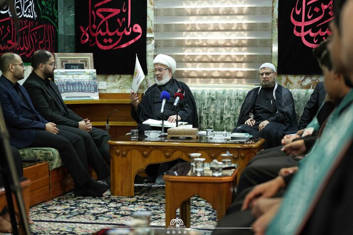 تقرير مصور/ الشيخ الكربلائي يشدد على ضرورة أن يكون الطلبة سفراء للقرآن الكريم في محافظاتهم