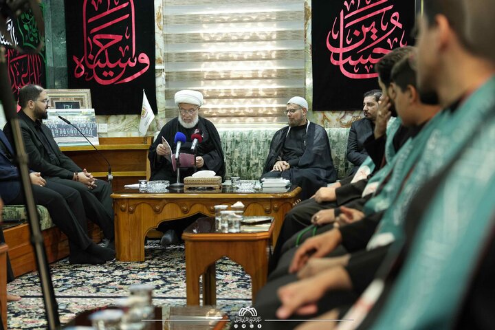 تقرير مصور/ الشيخ الكربلائي يشدد على ضرورة أن يكون الطلبة سفراء للقرآن الكريم في محافظاتهم