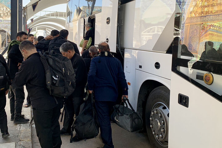 Photos: Servants of Hazrat Masoumeh shrine arrived at Mawkib of Pillar 1080 to Serve Arbaeen Pilgrims