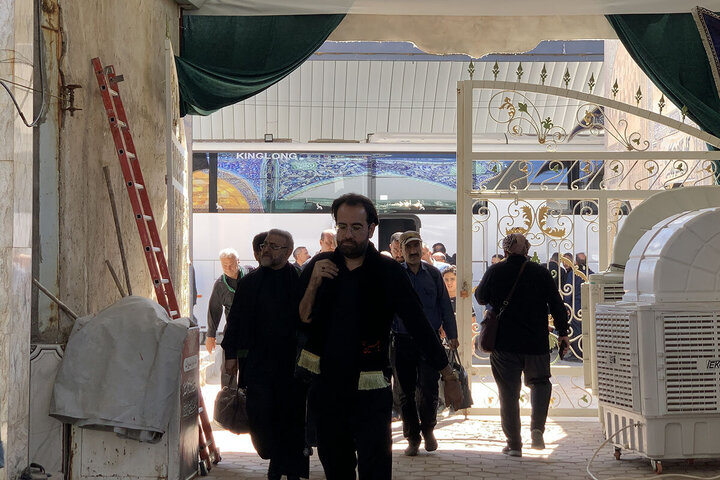 Photos: Servants of Hazrat Masoumeh shrine arrived at Mawkib of Pillar 1080 to Serve Arbaeen Pilgrims