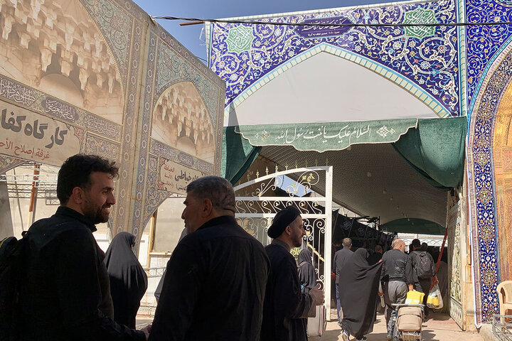 Photos: Servants of Hazrat Masoumeh shrine arrived at Mawkib of Pillar 1080 to Serve Arbaeen Pilgrims