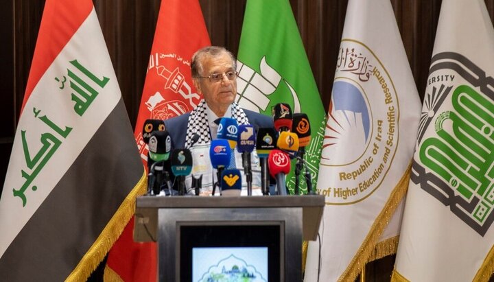 تقرير مصور/ العتبة الحسينية تطلق فعاليات مؤتمر نداء الأقصى الدولي الخامس في كربلاء بموسم أربعينية الإمام الحسين(ع)