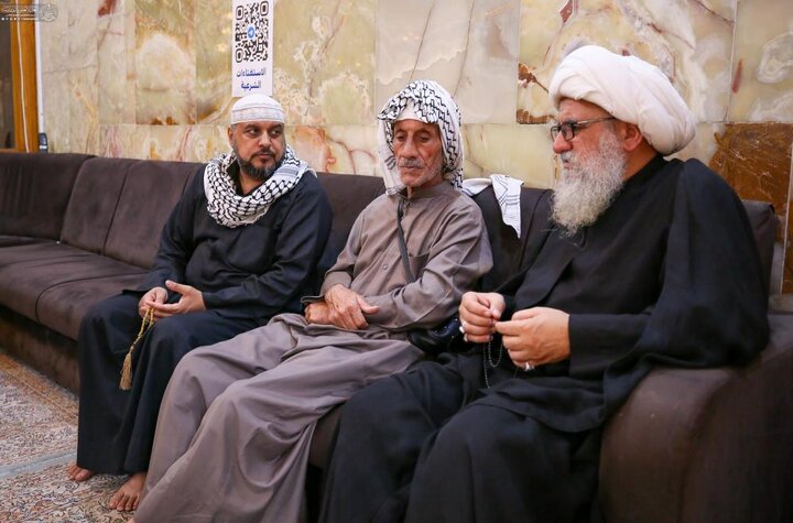 تقرير مصور/ محطات الاستفتاء الشرعي والإرشاد الفقهي لخدمة زائري الأربعين في العتبة العلوية المقدسة