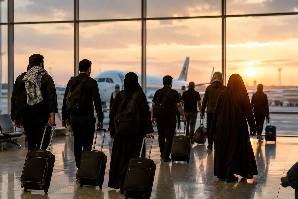 Iran establishes two temporary air routes with Iraq for Arbaeen flights