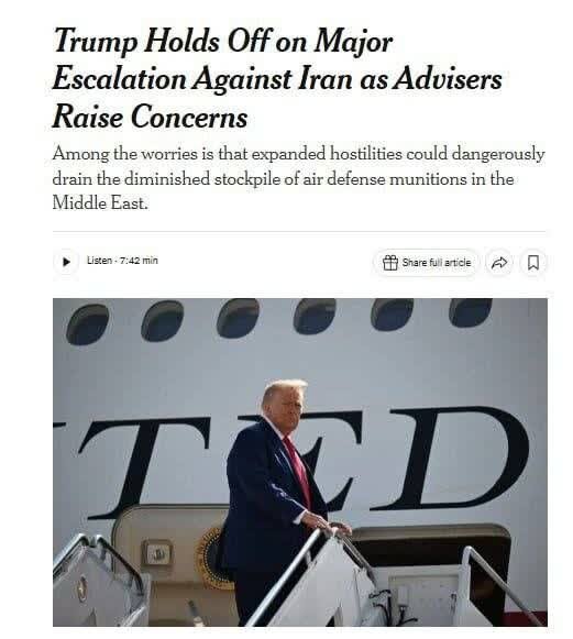 Inihayag ng New York Times ang mga pangunahing dahilan ng pagtigil ng mga pag-atake ng Amerika