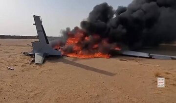 ویدیو | سرنگونی پهپاد عربستانی توسط انصارالله یمن