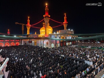 حرم مطهر کاظمین میزبان موج زائران اربعین حسینی