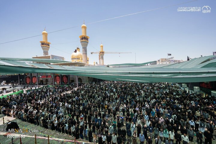 حرم مطهر کاظمین میزبان موج زائران اربعین حسینی