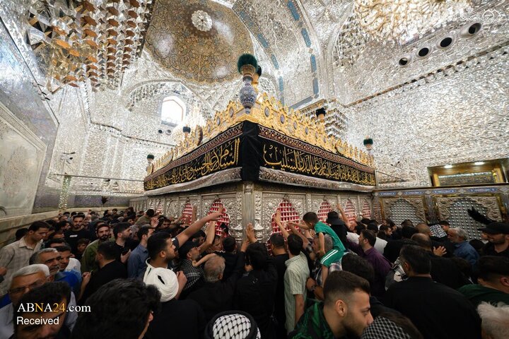 حرم مطهر کاظمین میزبان موج زائران اربعین حسینی