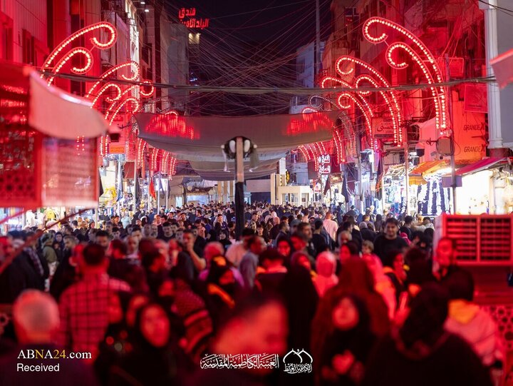 حرم مطهر کاظمین میزبان موج زائران اربعین حسینی