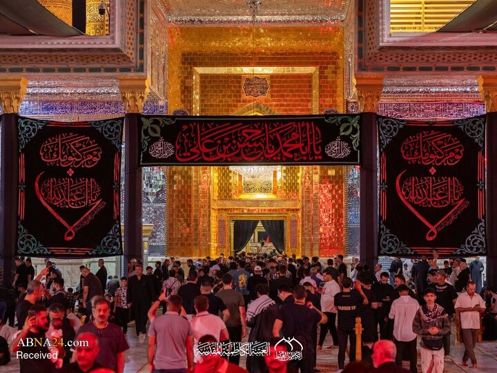 حرم مطهر کاظمین میزبان موج زائران اربعین حسینی