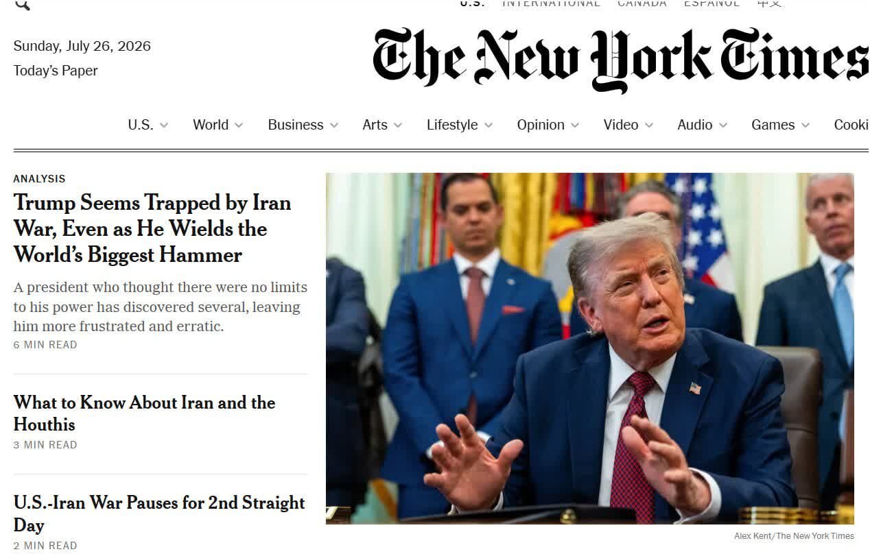 New York Times: Si Trump ay nakulong sa putik ng digmaan sa Iran