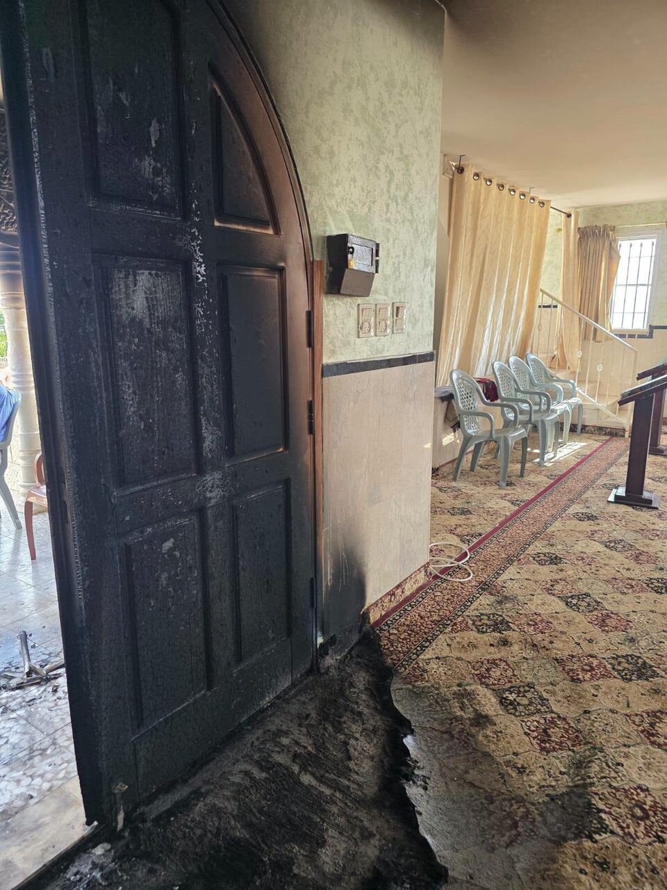 Palestinian Ministry Condemns Settler Arson on West Bank Mosques as ‘Criminal Acts Against Muslims’