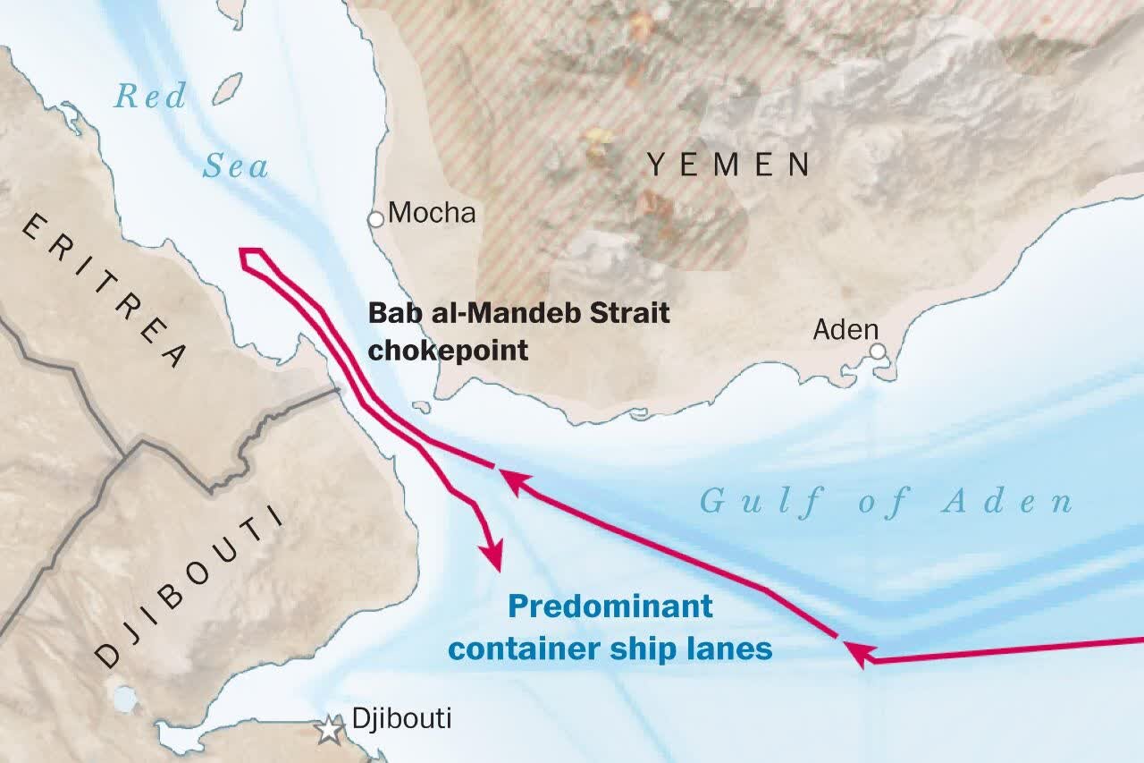 Reuters: Ang pagdaan ng mga barko sa Bab el-Mandeb ay umabot sa pinakamababang antas