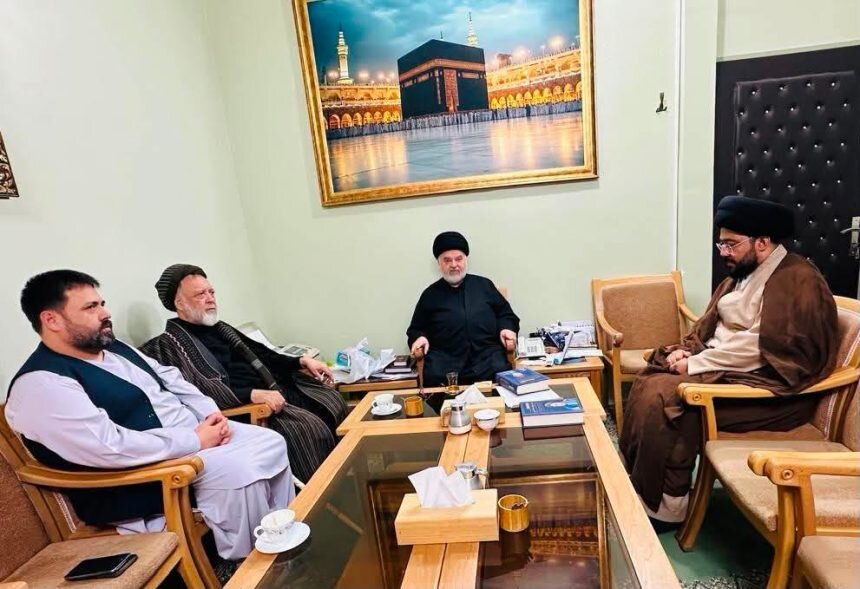 محمد محقق و نماینده آیت‌الله سیستانی درباره مشکلات زائران اربعین و طلاب افغان گفت‌وگو کردند