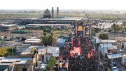 تقرير مصور/ مجلس عزاء لموكب شهيد الجمعة الحسيني في حرم الحمزة الشرقي بالعراق