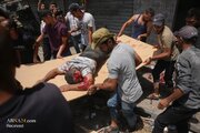 Исраил јәһуди режими Гәзза вә Иордан Чајынын Гәрб Шәријәсинә һүҹумлары һуманитар бөһраны кәскинләшдирир \ Фото