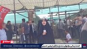 Hewaya xizmetkirina Mowkibên Sineyê ji bo zayêrên Erbeîna Huseynî.