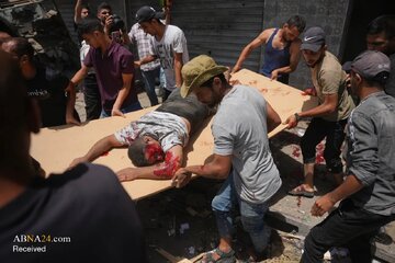 İsrail yəhudi rejimi Qəzza və İordan Çayının Qərb Şəriyəsinə hücumları humanitar böhranı kəskinləşdirir \ Foto